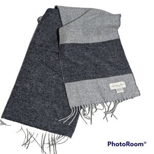 Italian Woolen Treasures Lambswool scarf, wrap, outerwear Italy color block